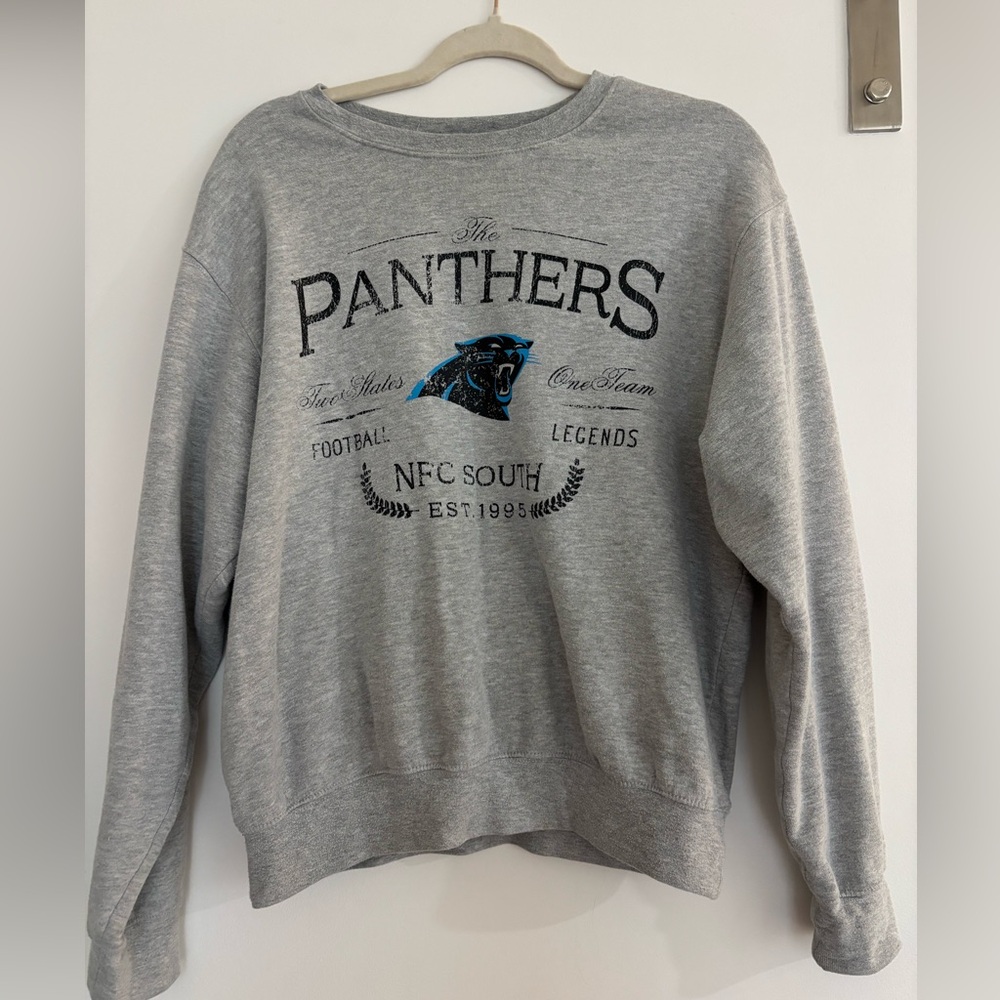 NFL Panthers Gray Sweatshirt